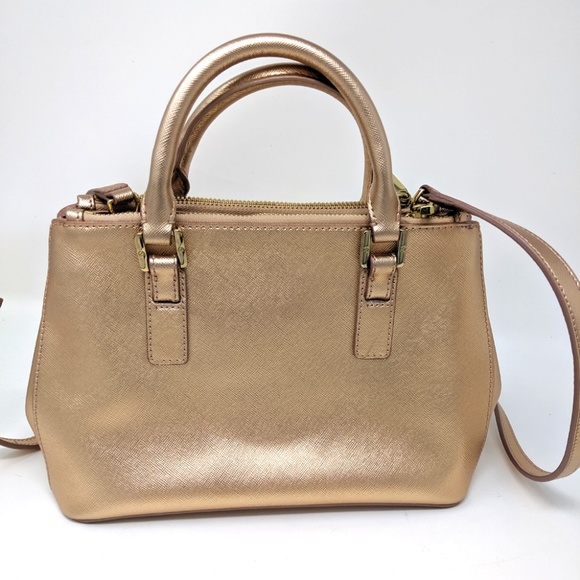 π Sale!πHPπTory Burch Robinson TB Micro Rose Gold Shoulder Bag Satchel π - Picture 2 of 8